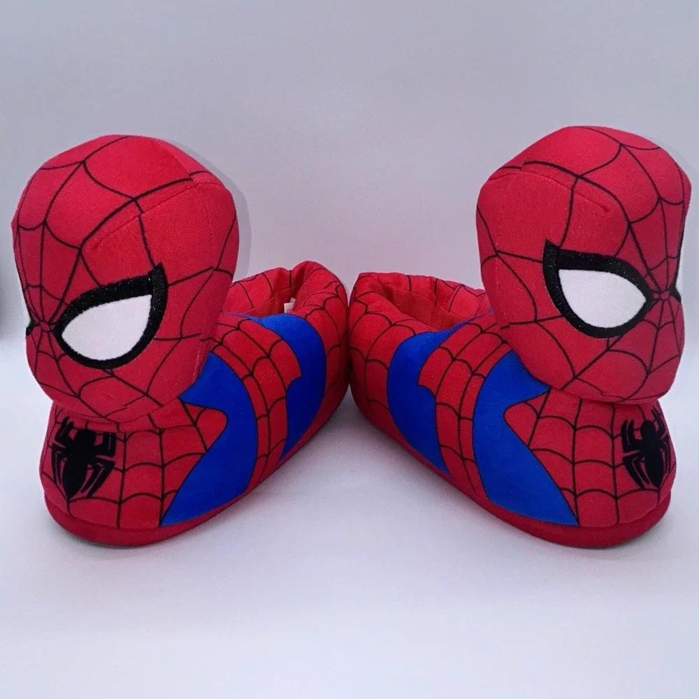 Marvel Spider-Man 3D Plush Slippers Mens Adult House Shoes Marvel Merchandise